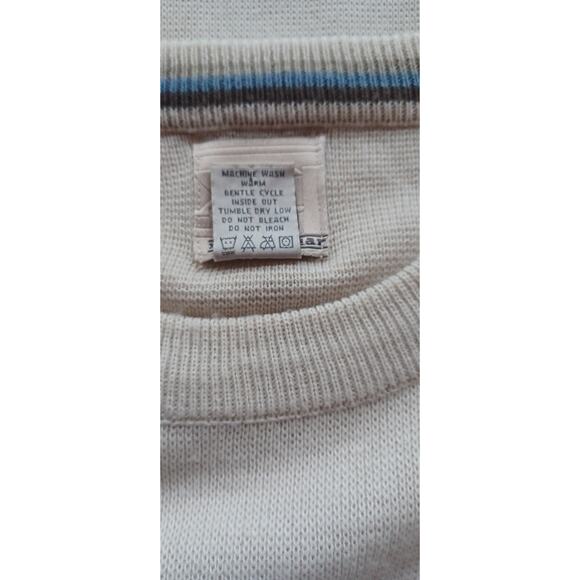 Men's Vintage 90s Y2K Striped Sweater "Extreme Exg" Pullover XL - Picture 7 of 7